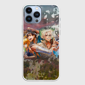 Чехол для iPhone 13 Pro Max с принтом Доктор Стоун в городе Новоалтайск,  |  | Тематика изображения на принте: dr. stone | ishigami | senkuu | доктор стоун | ишигами | сенку | сэнку исигами