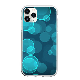 Чехол для iPhone 11 Pro Max матовый с принтом Боке в городе Новоалтайск, Силикон |  | абстрактные круги | круги | кружки | пузыри | расфокус