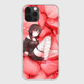 Чехол для iPhone 12 Pro с принтом Megumin в лепестках в городе Новоалтайск, силикон | область печати: задняя сторона чехла, без боковых панелей | konosuba | megumin | взрыв | да будет благословенен этот прекрасный мир | коносуба | маг | мегумин