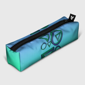Пенал 3D с принтом Иллюзия треугольники и круги в городе Новоалтайск, 100% полиэстер | плотная ткань, застежка на молнии | геометрия | градиент | иллюзия | круг | оптическая | треугольник