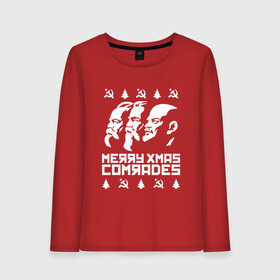 Женский лонгслив хлопок с принтом Merry Xmas Comrades в городе Новоалтайск, 100% хлопок |  | 2021 | 21 | 2k21 | 2к21 | chrystmas | comrades | marry | new | santa | snow | xmas | year | год | годом | камрад | клаус | ленин | настроение | новогоднее | новогоднему | новый | новым | по | рождество | с | санта | снег | советский | союз
