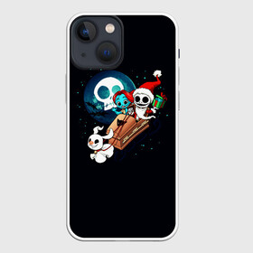 Чехол для iPhone 13 mini с принтом Дух Рождества в городе Новоалтайск,  |  | claus | happy new year | merry christmas | santa | snowman | дед мороз | елка | клаус | новый год | рождество | с новым годом | санта | снеговик