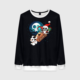 Женский свитшот 3D Дух Рождества: в городе Новоалтайск, 100% полиэстер с мягким внутренним слоем | круглый вырез горловины, мягкая резинка на манжетах и поясе, свободная посадка по фигуре | claus | happy new year | merry christmas | santa | snowman | дед мороз | елка | клаус | новый год | рождество | с новым годом | санта | снеговик