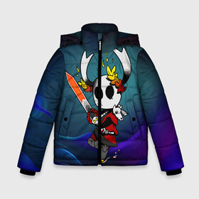 Зимняя куртка для мальчиков 3D с принтом Hollow Knight x Hades в городе Новоалтайск, ткань верха — 100% полиэстер; подклад — 100% полиэстер, утеплитель — 100% полиэстер | длина ниже бедра, удлиненная спинка, воротник стойка и отстегивающийся капюшон. Есть боковые карманы с листочкой на кнопках, утяжки по низу изделия и внутренний карман на молнии. 

Предусмотрены светоотражающий принт на спинке, радужный светоотражающий элемент на пуллере молнии и на резинке для утяжки | Тематика изображения на принте: game | games | hades | hollow knight | knight | арт | рыцарь | хадес | хадэс | холлоу найт