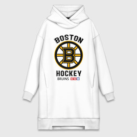 Платье-худи хлопок с принтом BOSTON BRUINS NHL в городе Новоалтайск,  |  | black | boston | bruins | hockey | ice | logo | nhl | sport | usa | бостон | брюинз | кубок | логотип | нхл | спорт | стэнли | хоккей