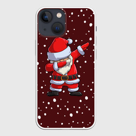 Чехол для iPhone 13 mini с принтом Dab Santa в городе Новоалтайск,  |  | claus | happy new year | merry christmas | santa | snowman | дед мороз | елка | клаус | новый год | рождество | с новым годом | санта | снеговик
