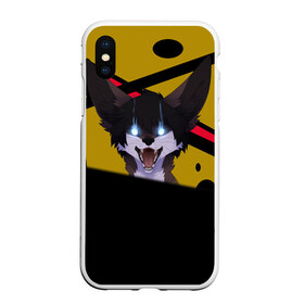 Чехол для iPhone XS Max матовый с принтом Fennec в городе Новоалтайск, Силикон | Область печати: задняя сторона чехла, без боковых панелей | furry | глаза | звери | лиса | пасть | уши | фенек