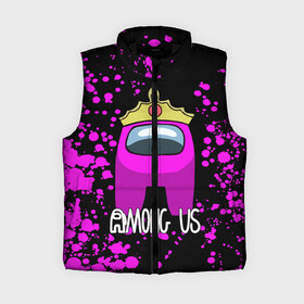 Женский жилет утепленный 3D с принтом AMONG US в городе Новоалтайск,  |  | among us | impostor | амонг ас | игра | космический | космический корабль | космонавт | космос | мем | предатель | среди нас | экшен