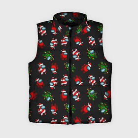 Женский жилет утепленный 3D с принтом AMONG US в городе Новоалтайск,  |  | among us | impostor | амонг ас | игра | космический | космический корабль | космонавт | космос | мем | предатель | среди нас | экшен