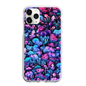 Чехол для iPhone 11 Pro матовый с принтом Волшебные грибы в городе Новоалтайск, Силикон |  | Тематика изображения на принте: neon | гриб | грибник | грибочки | магия | мистика | мухомор | паттерн | поганки | психоделика | психоделический | свет | сияние