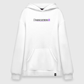 Худи SuperOversize хлопок с принтом Darksiders 2 Logo (Z) в городе Новоалтайск, 70% хлопок, 30% полиэстер, мягкий начес внутри | карман-кенгуру, эластичная резинка на манжетах и по нижней кромке, двухслойный капюшон
 | azrael | darksiders | darksiders 2 | darksiders 3 | griever | silitha | tiamat | ulthane | vulgrim | wrath of war | всадник апокалипсиса | гнев войны | обугленный совет | руина | ультэйн | чёрный молот