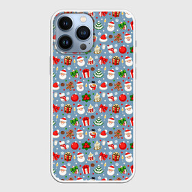 Чехол для iPhone 13 Pro Max с принтом Новый Год в городе Новоалтайск,  |  | Тематика изображения на принте: christmas | merry christmas | дед мороз | ёлка | елочные шары | игрушки | новый год | подарок | праздник | рождество | с новым годом | санта клаус | снежинки | украшения