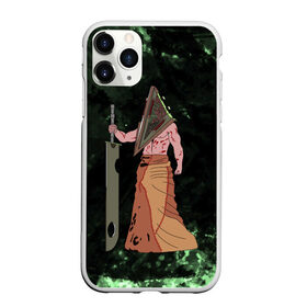 Чехол для iPhone 11 Pro матовый с принтом Пирамидоголовый в городе Новоалтайск, Силикон |  | Тематика изображения на принте: halloween | horror | piramid head | silent hill | zombie | герои ужасов | жуткий | зомби | кровавый | кровь | мертвец | меч | монстр | привидение | призрак | сайлент хилл | страшный | ужастик | ужасы | фильмы ужасов | хеллоуин | 