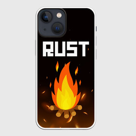 Чехол для iPhone 13 mini с принтом RUST в городе Новоалтайск,  |  | action | game | rust | zombie | апокалипсис. | выживание | зомби | игра | лес | радиация | раст