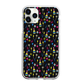 Чехол для iPhone 11 Pro Max матовый с принтом Новогодний Праздник в городе Новоалтайск, Силикон |  | christmas | merry christmas | дед мороз | ёлка | елочные шары | игрушки | новый год | подарок | праздник | рождество | с новым годом | санта клаус | снежинки | украшения | шампанское
