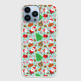 Чехол для iPhone 13 Pro Max с принтом Новый Год в городе Новоалтайск,  |  | Тематика изображения на принте: christmas | merry christmas | дед мороз | ёлка | елочные шары | игрушки | новый год | подарок | праздник | рождество | с новым годом | санта клаус | снежинки | украшения