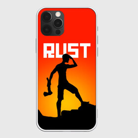 Чехол для iPhone 12 Pro Max с принтом RUST в городе Новоалтайск, Силикон |  | action | game | rust | zombie | апокалипсис. | выживание | зомби | игра | лес | радиация | раст