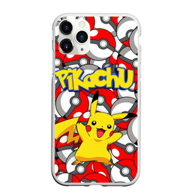 Чехол для iPhone 11 Pro матовый с принтом ПИКАЧУ в городе Новоалтайск, Силикон |  | pikachu | pokemon | pokemon go | pokemon going. | pokemons | детектив пикачу | пикачу | пикачу фильм | покемон | покемон го