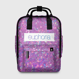 Женский рюкзак 3D с принтом сериал Euphoria в городе Новоалтайск, 100% полиэстер | лямки с регулируемой длиной, сверху ручки, чтобы рюкзак нести как сумку. Основное отделение закрывается на молнию, как и внешний карман. Внутри два дополнительных кармана, один из которых закрывается на молнию. По бокам два дополнительных кармашка, куда поместится маленькая бутылочка
 | zendaya | зендея | ру беннетт | сериал euphoria | эйфория