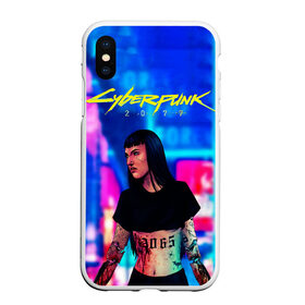 Чехол для iPhone XS Max матовый с принтом Cyberpunk 2077 в городе Новоалтайск, Силикон | Область печати: задняя сторона чехла, без боковых панелей | cyberpunk | cyberpunk 2077 | retro wave | vaporwave | дерево | киану | киану ривз | кибер | кибердерево | киберпанк | киберпанк 2077 | киберпанк лого | киберпанк логотип | неон | ривз | сайберпанк | самурай
