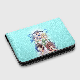 Картхолдер с принтом с принтом DanMachi в городе Новоалтайск, натуральная матовая кожа | размер 7,3 х 10 см; кардхолдер имеет 4 кармана для карт; | ais wallenstein | danmachi | dungeon | freya | is it wrong to try to pick up girls in a dungeon | белл | гестия | может я встречу тебя в подземелье | подземелье | фрейя