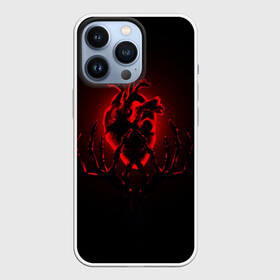 Чехол для iPhone 13 Pro с принтом Сердце в городе Новоалтайск,  |  | внутренности | кости | красный | любовь | органы | руки | сердце | тьма | черный