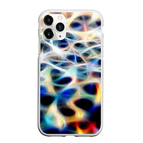Чехол для iPhone 11 Pro Max матовый с принтом Фрактальная паутина в городе Новоалтайск, Силикон |  | Тематика изображения на принте: абстракция | космос | неон | фантастика | фрактал