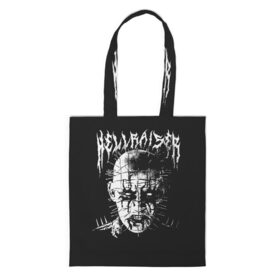 Шоппер 3D с принтом Hellraiser в городе Новоалтайск, 100% полиэстер | Плотность: 200 г/м2; Размер: 34×35 см; Высота лямок: 30 см | 666 | alien | astral | demon | ghost | halloween | hellraiser | horror | metall | monster | pinhead | астрал | восставший из ада | демон | метал | металл | монстр | пинхед | пинхэд | призрак | ужасы | хоррор | шкатулка