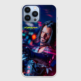 Чехол для iPhone 13 Pro Max с принтом Cyberpunk 2077 в городе Новоалтайск,  |  | Тематика изображения на принте: 2077 | cyberpunk | cyberpunk 2077 | game | игры | киану ривз | киберпанк | самурай