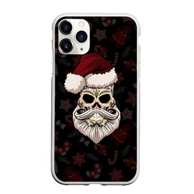Чехол для iPhone 11 Pro Max матовый с принтом El Santa в городе Новоалтайск, Силикон |  | 2021 | bones | christmas | death | death day | happy | merry christmas | merry x mas | mexico | new year | santa | santa claus | scull | smile | борода | дед мороз | кости | мексика | новогодний | новый год | с новым годом | санта | скелет | счастливый | 