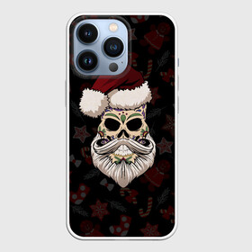 Чехол для iPhone 13 Pro с принтом El Santa в городе Новоалтайск,  |  | 2021 | bones | christmas | death | death day | happy | merry christmas | merry x mas | mexico | new year | santa | santa claus | scull | smile | борода | дед мороз | кости | мексика | новогодний | новый год | с новым годом | санта | скелет | счастливый | 