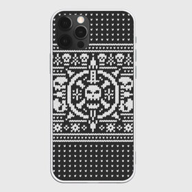 Чехол для iPhone 12 Pro Max Свитер с черепами: в городе Новоалтайск, Силикон | | warhammer | вязанный | пират | пиратский | рождественский | свитер | скелет | череп