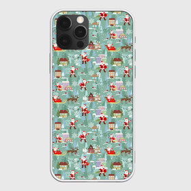 Чехол для iPhone 12 Pro Max с принтом С Новым Годом! в городе Новоалтайск, Силикон |  | christmas | merry christmas | дед мороз | ёлка | зима | мороз | новый год | подарок | праздник | рождество | с новым годом | санта клаус | снегурочка | снежинки