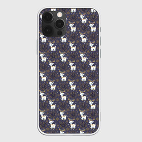 Чехол для iPhone 12 Pro Max с принтом Новогодние Олени в городе Новоалтайск, Силикон |  | christmas | merry christmas | santa claus | дед мороз | ёлка | новогодние олени | новый год | орнамент | с новым годом | санта клаус | свитер с оленями | снегурочка | снежинки | узоры