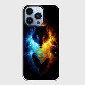 Чехол для iPhone 13 Pro с принтом Волки в огне в городе Новоалтайск,  |  | Тематика изображения на принте: wolf | wolfs | волк | волк мем | волки | волченок | волчица | волчица и пряности | волчонок | коты | котята | лиса | лисы | мем | облако | огонь | с волками | с волком | с лисой | собака | собаки | сова | совы