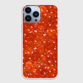 Чехол для iPhone 13 Pro Max с принтом Красная икра в городе Новоалтайск,  |  | Тематика изображения на принте: black | butter | camouflage | caviar | fish | fisherman | food | luxury | new year | red | riches | белуга | богатство | бутерброд | еда | икра | камуфляж | красная | лосось | масло | новый год | осётр | роскошь | рыба | рыбак | севрюга | сёмга