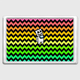 Магнит 45*70 с принтом Among Us Marshmello в городе Новоалтайск, Пластик | Размер: 78*52 мм; Размер печати: 70*45 | Тематика изображения на принте: 2021 | among us | impostor | space mafia | sus.puffballs united | амонг ас | амонг единорог | в космосе | импостор | инопланетяне | инопланетянин | маршмелло | новогодний амонг ас | ракета | с новым годом | самозванец