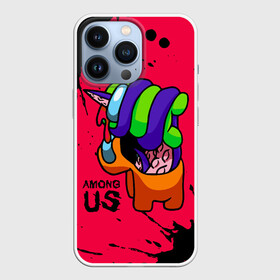 Чехол для iPhone 13 Pro с принтом AMONG US   ORANGE  GREEN в городе Новоалтайск,  |  | Тематика изображения на принте: among | among us | amongus | crewmate | game | games | imposter | impostor | logo | monster | sabotage | shhh | амонг | амонг ас | амонгас | игра | игры | импостер | космос | крюмейт | лого | логотип | логотипы | монстр | саботаж | символ | сим