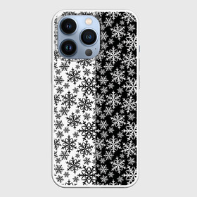Чехол для iPhone 13 Pro с принтом Снежинки в городе Новоалтайск,  |  | Тематика изображения на принте: merry christmas | дед мороз | ёлка | зима | мороз | новый год | подарок | праздник | рождество | с новым годом | санта клаус | снег | снеговик | снегурочка | снежинки | снежные узоры | узоры