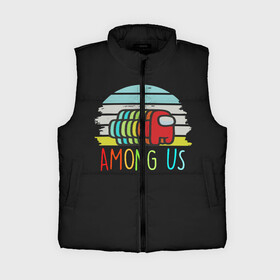 Женский жилет утепленный 3D с принтом AMONG US в городе Новоалтайск,  |  | among us | impostor | амонг ас | игра | космический | космический корабль | космонавт | космос | мем | предатель | среди нас | экшен