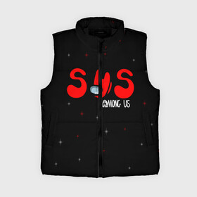 Женский жилет утепленный 3D с принтом AMONG US в городе Новоалтайск,  |  | among us | impostor | амонг ас | игра | космический | космический корабль | космонавт | космос | мем | предатель | среди нас | экшен