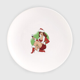 Тарелка с принтом Pin Up Girl Christmas в городе Новоалтайск, фарфор | диаметр - 210 мм
диаметр для нанесения принта - 120 мм | Тематика изображения на принте: christmas | drawing | girl | new year | pin up | девушка | новый год | пин ап | рисунок | рождество | снегурочка