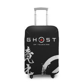 Чехол для чемодана 3D с принтом Ghost of Tsushima в городе Новоалтайск, 86% полиэфир, 14% спандекс | двустороннее нанесение принта, прорези для ручек и колес | ghost of tsushima | samurai | игры | призрак цусимы | самурай | япония