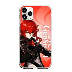 Чехол для iPhone 11 Pro Max матовый с принтом GENSHIN IMPACT, ДИЛЮК в городе Новоалтайск, Силикон |  | diluc | genshin impact | геншин импакт | дилюк | игры | персонажи