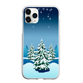 Чехол для iPhone 11 Pro Max матовый с принтом Зимние ели под снегом арт в городе Новоалтайск, Силикон |  | Тематика изображения на принте: арт | графика | ели | елки | звезды | зима | лес | мороз | праздники | природа | рисунок | снег | снежок