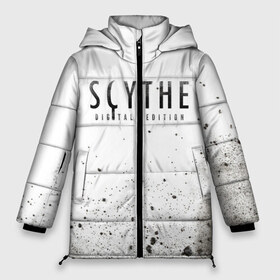 Женская зимняя куртка 3D с принтом Scythe Logo (Z) в городе Новоалтайск, верх — 100% полиэстер; подкладка — 100% полиэстер; утеплитель — 100% полиэстер | длина ниже бедра, силуэт Оверсайз. Есть воротник-стойка, отстегивающийся капюшон и ветрозащитная планка. 

Боковые карманы с листочкой на кнопках и внутренний карман на молнии | scythe | scythe digital edition | игра | коса | логика | настолка | настольная игра | настольные игры | стратегия | тактика