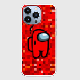 Чехол для iPhone 13 Pro с принтом Pixel Among Us в городе Новоалтайск,  |  | Тематика изображения на принте: among us | impostor | mem | pixel | red | амонг ас | вопрос | вопросительный знак | знак вопроса | импостер | импостор | космический | космонавт | мемы | персонажи игр | пиксельный | предатель | пришелец | самозванец