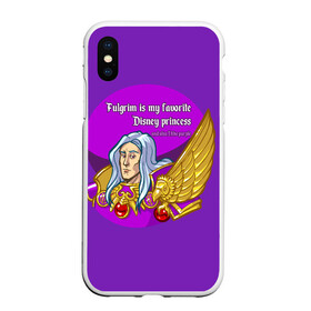 Чехол для iPhone XS Max матовый с принтом а ещё я люблю фиолетовый в городе Новоалтайск, Силикон | Область печати: задняя сторона чехла, без боковых панелей | emperors children | fulgrim | horus heresy | primarch | warhammer | warhammer 30000 | warhammer 30k | warhammer 40000 | warhammer 40k | вархаммер | дети императора | ересь хоруса | примарх | фиолетовый | фулгрим