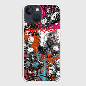 Чехол для iPhone 13 mini с принтом Cyberpunk 2077 в городе Новоалтайск,  |  | cd project red | cyberpunk 2077 | keanu reeves | samurai | игра | киану ривз | киберпанк 2077 | самураи
