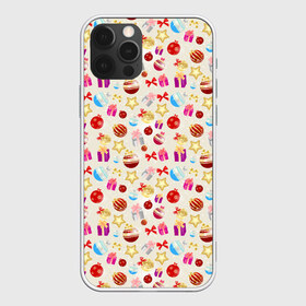 Чехол для iPhone 12 Pro Max с принтом Новогодняя Символика в городе Новоалтайск, Силикон |  | Тематика изображения на принте: christmas | merry christmas | дед мороз | ёлка | елочные шары | игрушки | новый год | подарок | праздник | рождество | с новым годом | санта клаус | снежинки | украшения